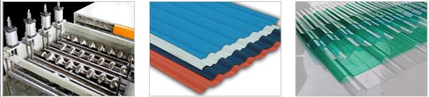 PC、PP、PVC波浪板生產(chǎn)線