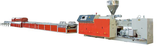 PE、PP多孔梅花管擠出生產(chǎn)線